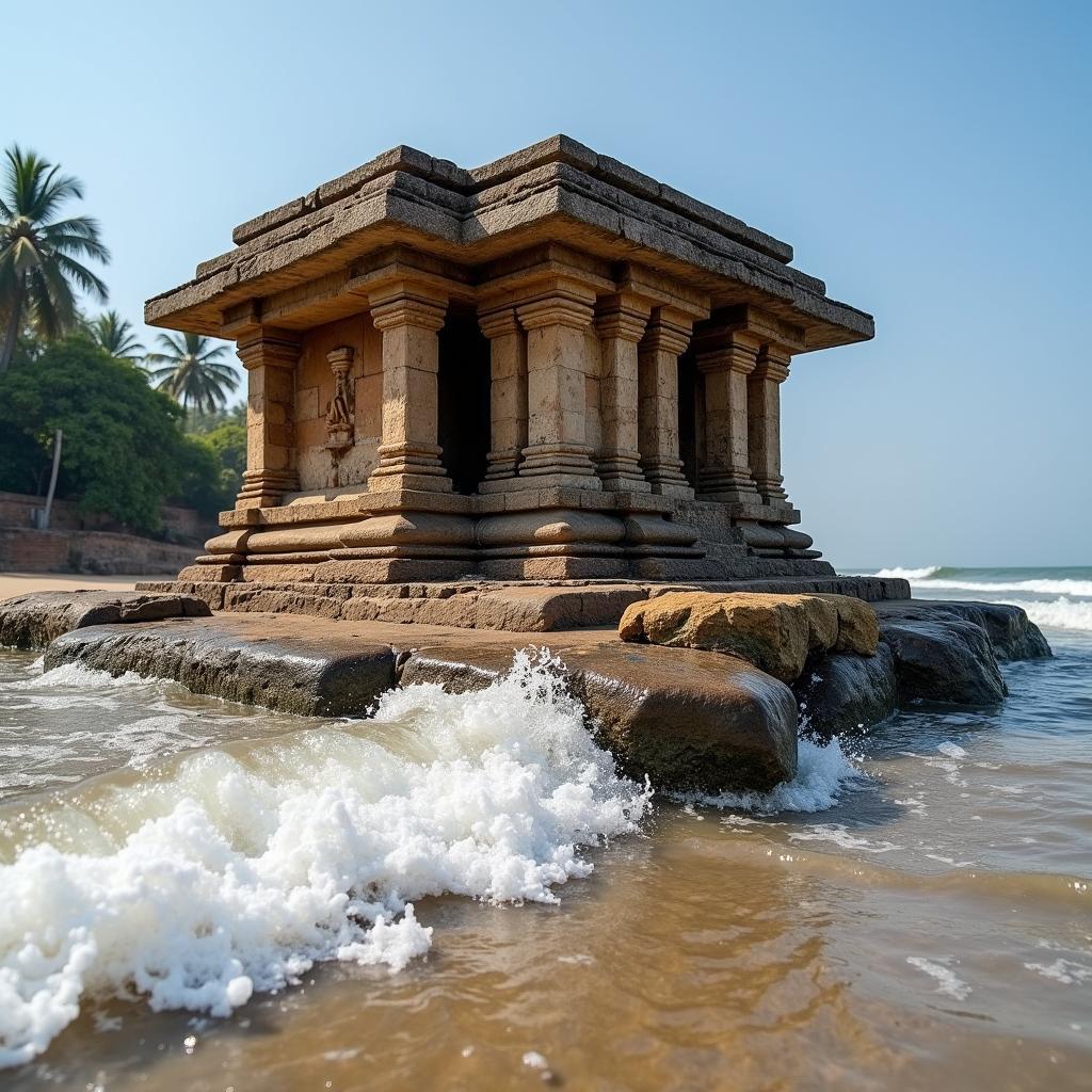 Shore Temple at Mahabalipuram in Tamil Nadu