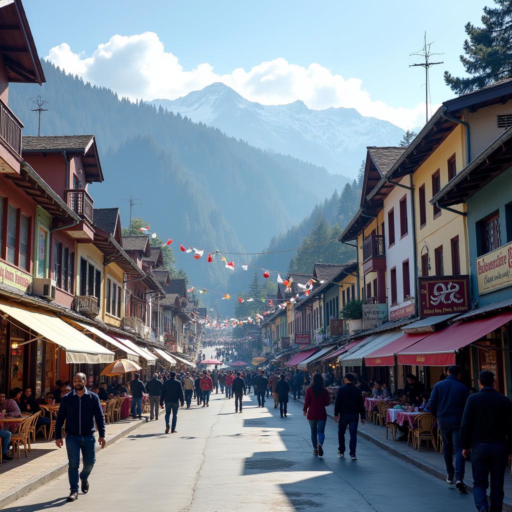 Mall Road Mussoorie: A Vibrant Marketplace