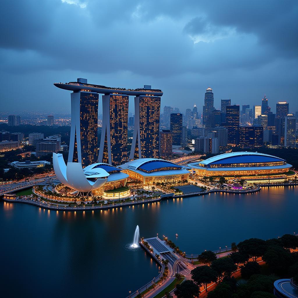 Marina Bay Sands Singapore Skyline