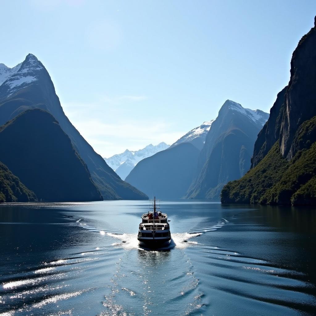 Milford Sound Cruise during a 5 Day Tour