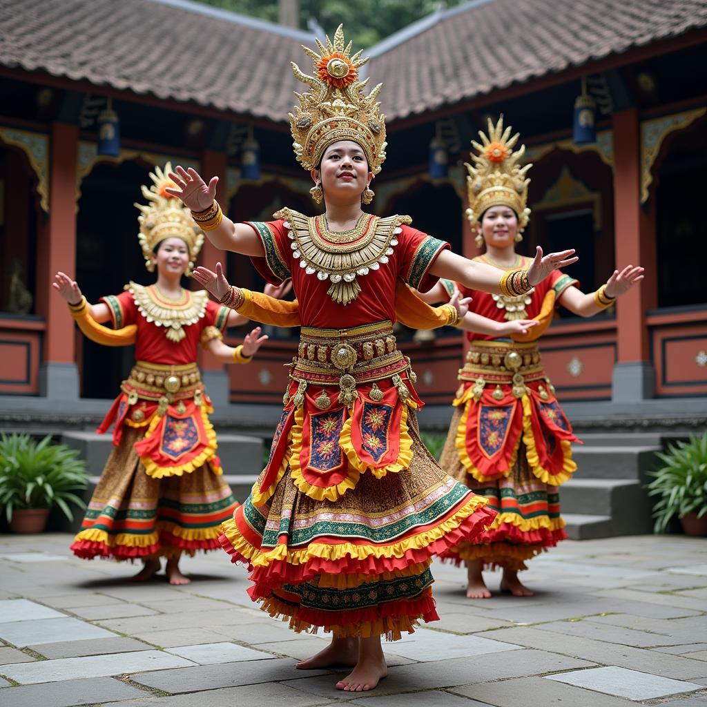 Witnessing a traditional Balinese dance performance during an MMT tour