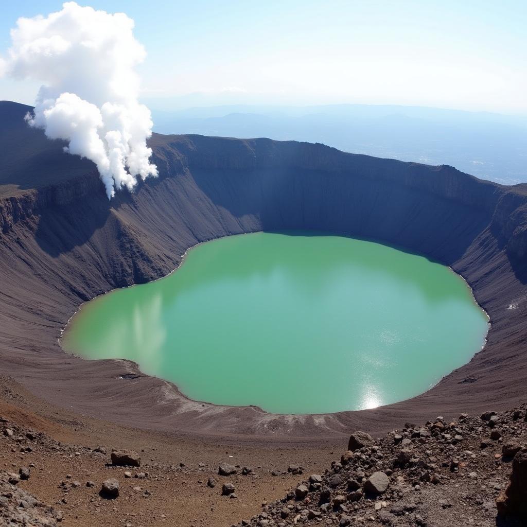 Mount Aso Volcanic Landscape