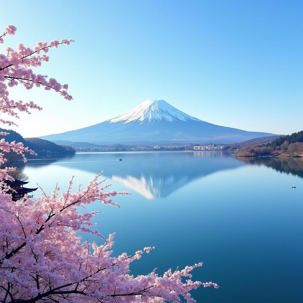 Mount Fuji and Five Lakes