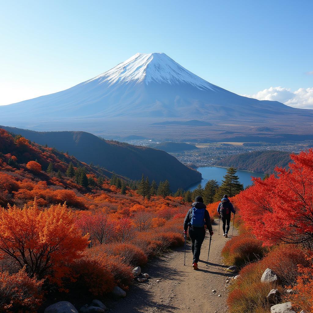 Mount Fuji Hiking Tour in Autumn with Kesari Tours USA