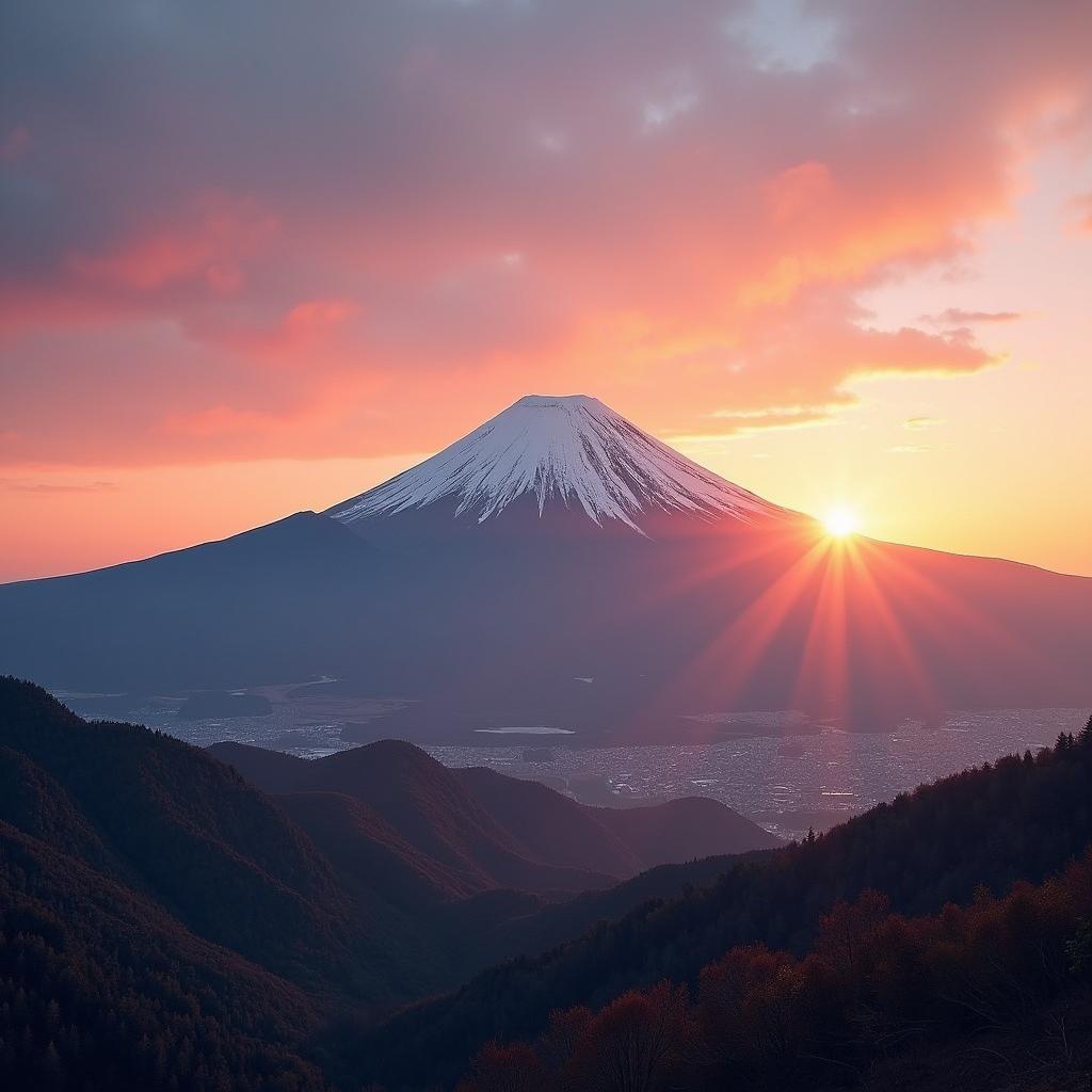 Mount Fuji Sunrise During Masti Tour in Japan