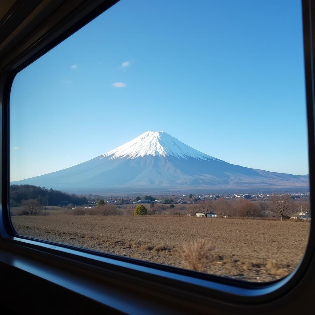 Mount Fuji View from Fairy Queen Train