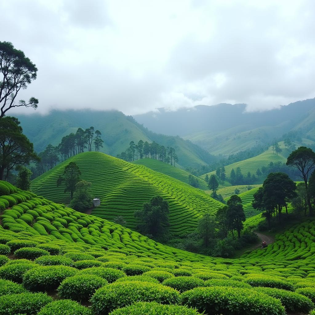 Exploring the Lush Tea Gardens of Munnar