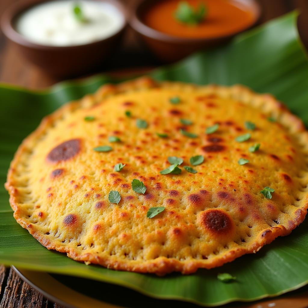 A plate of Mysore Masala Dosa