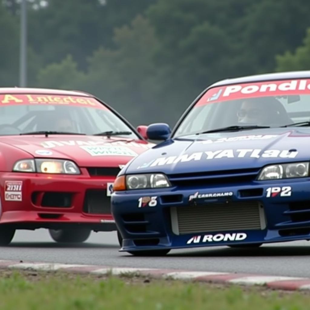 Nissan Skyline GT-R Challenging in the 1994 JTCC