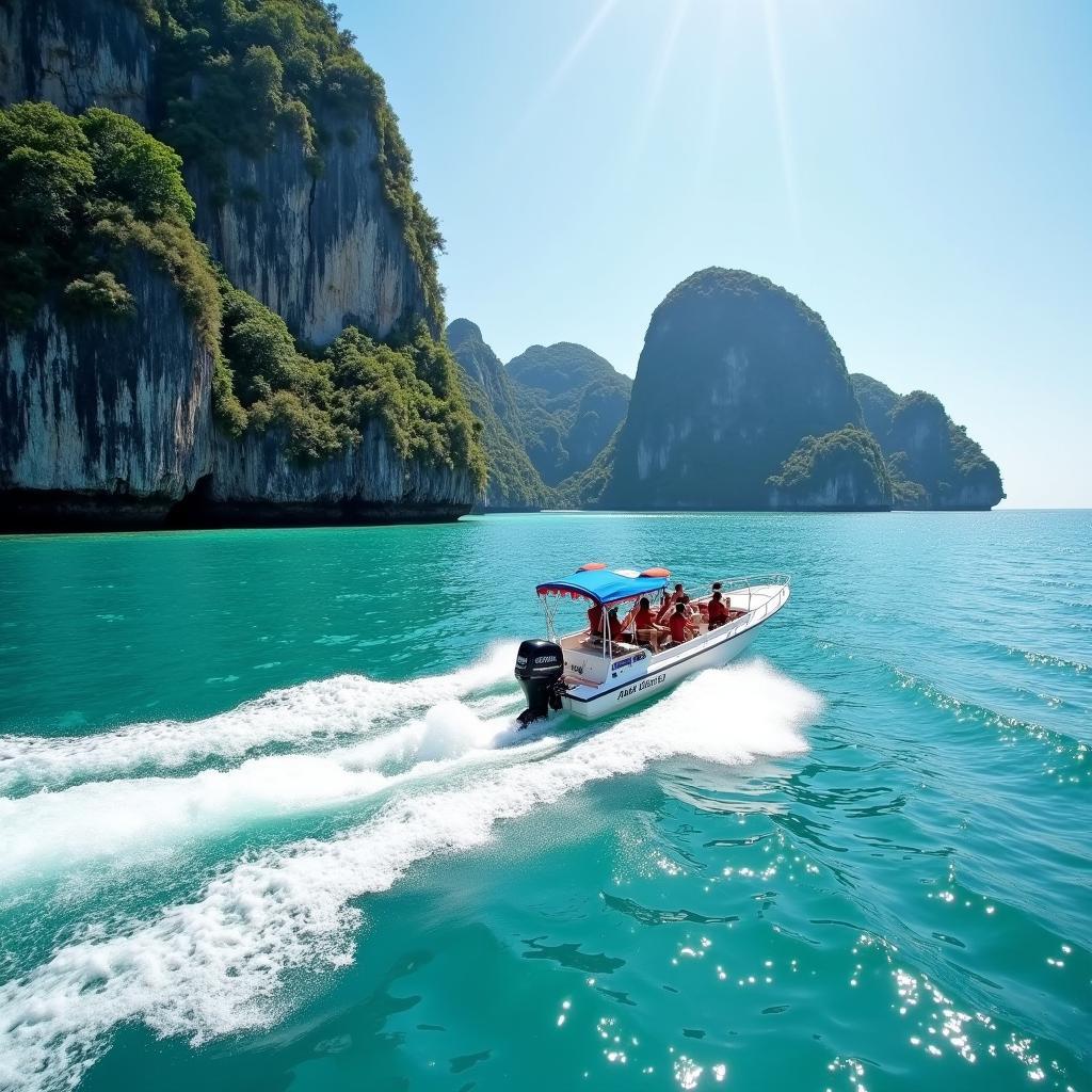 Speedboat tour to Phi Phi Island in Phuket