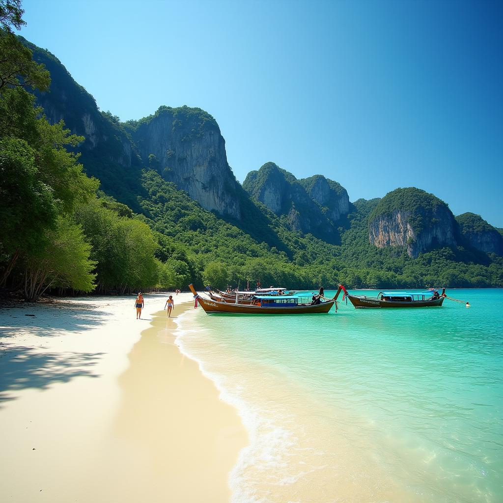 Tropical beach paradise in Phuket and Krabi