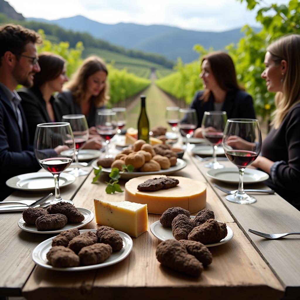 Truffle and wine tasting experience in Piedmont