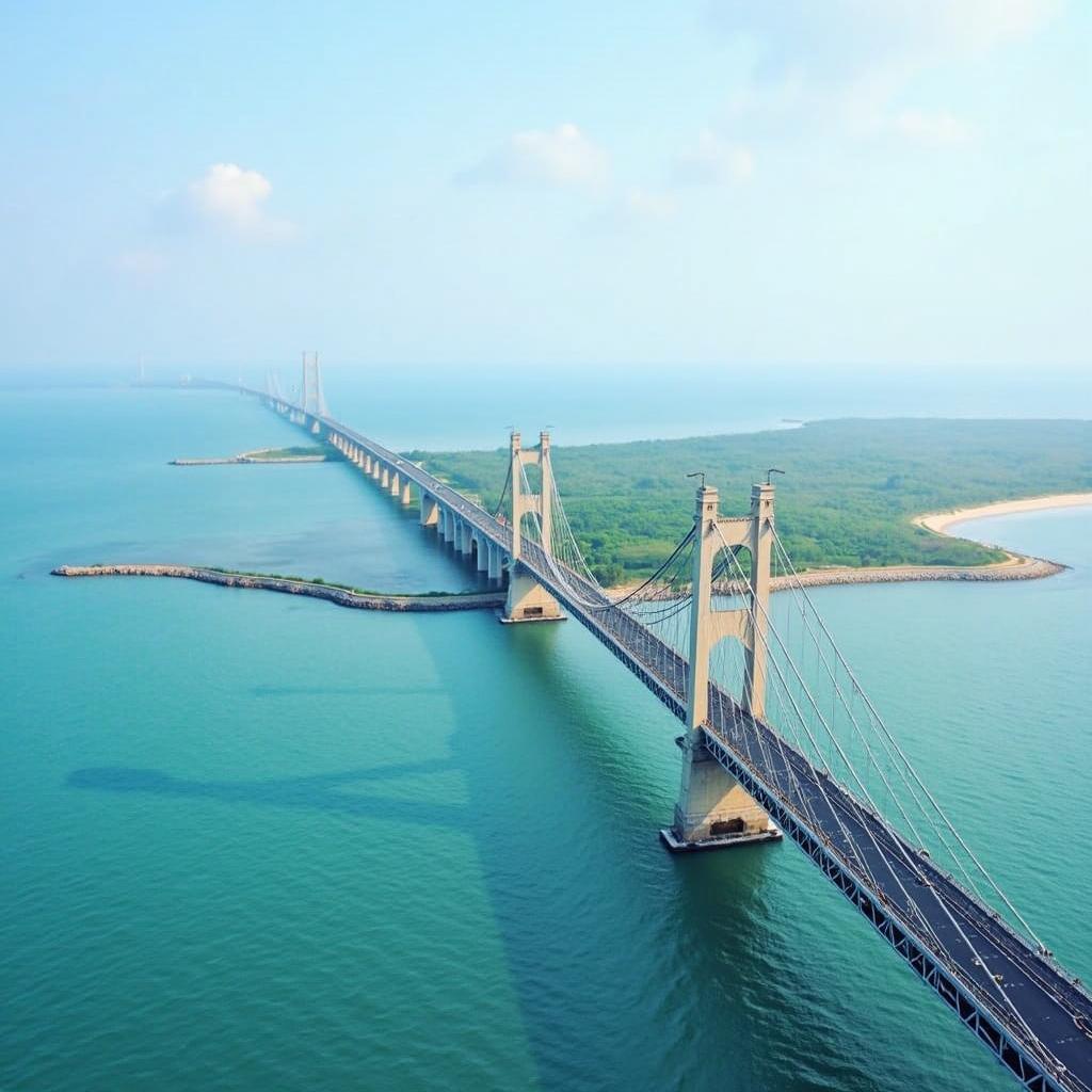 Scenic Pamban Bridge Rameshwaram