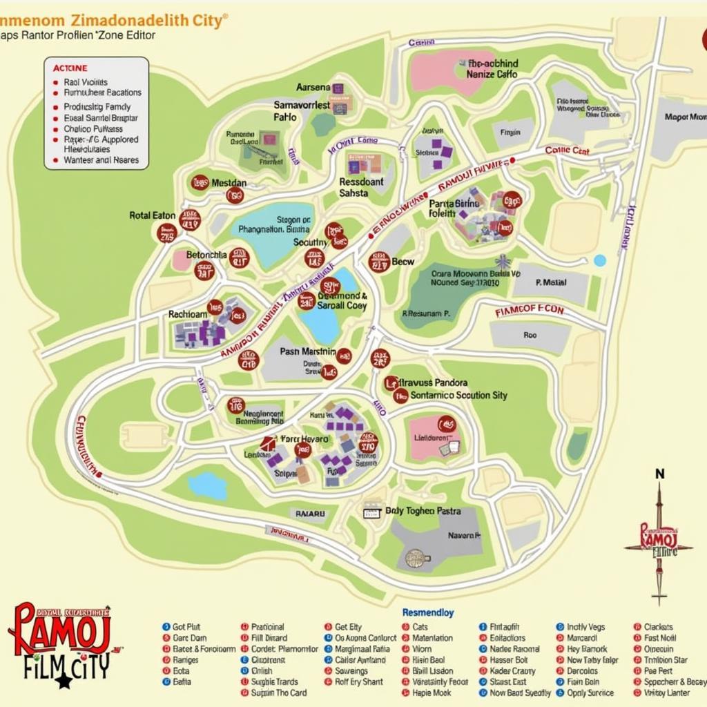 Ramoji Film City Map