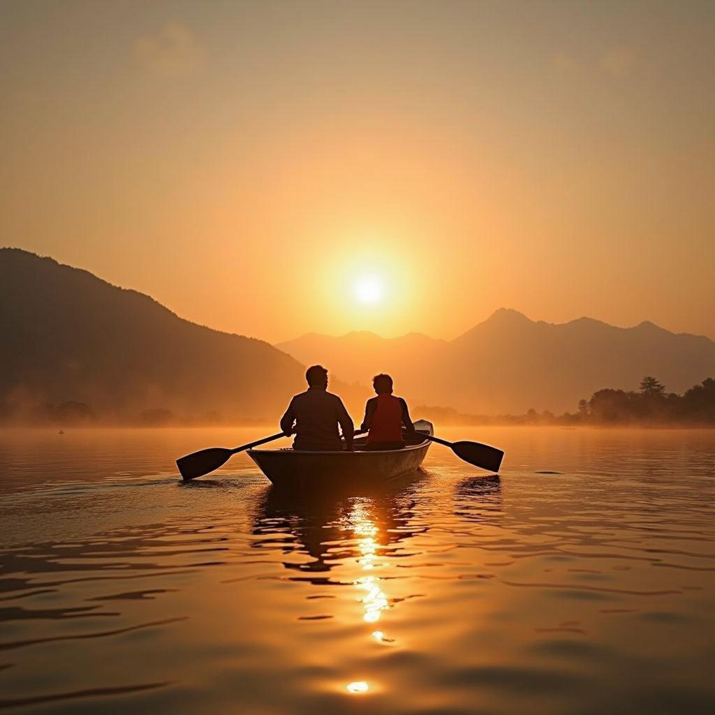 Sunset Shikara Ride on Dal Lake