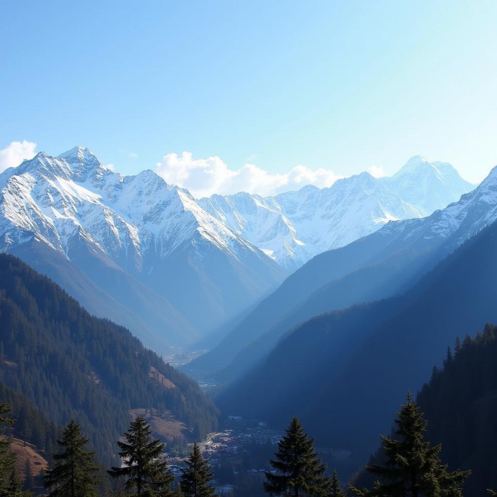 Stunning Himalayan Mountains in Shimla and Manali