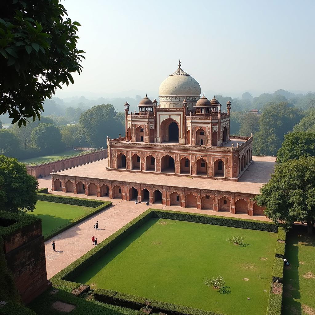 Sikandara - Tomb of Akbar: The serene and majestic tomb of Emperor Akbar, a blend of architectural styles.