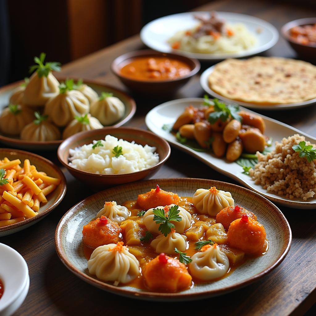 Sikkim Local Cuisine Spread