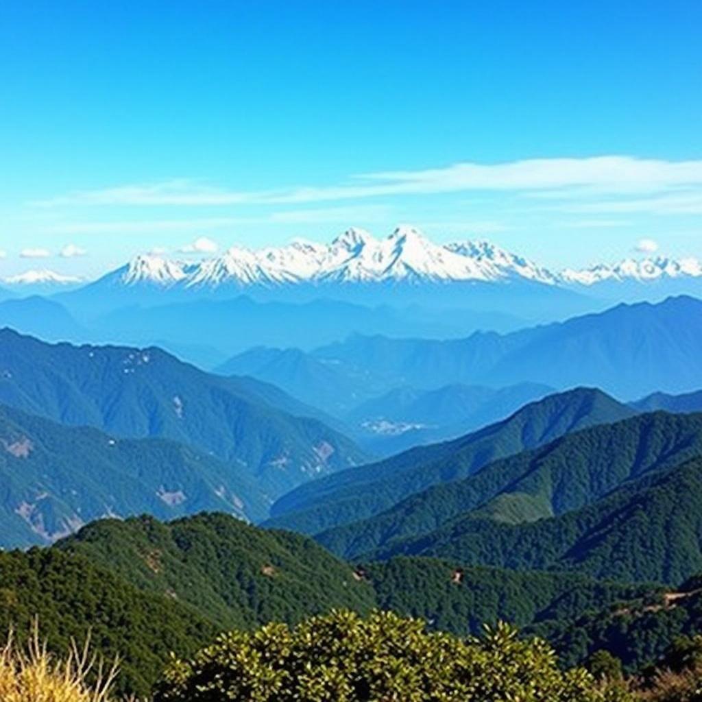 Majestic Kanchenjunga view from a Sikkim viewpoint during a tour from Chennai