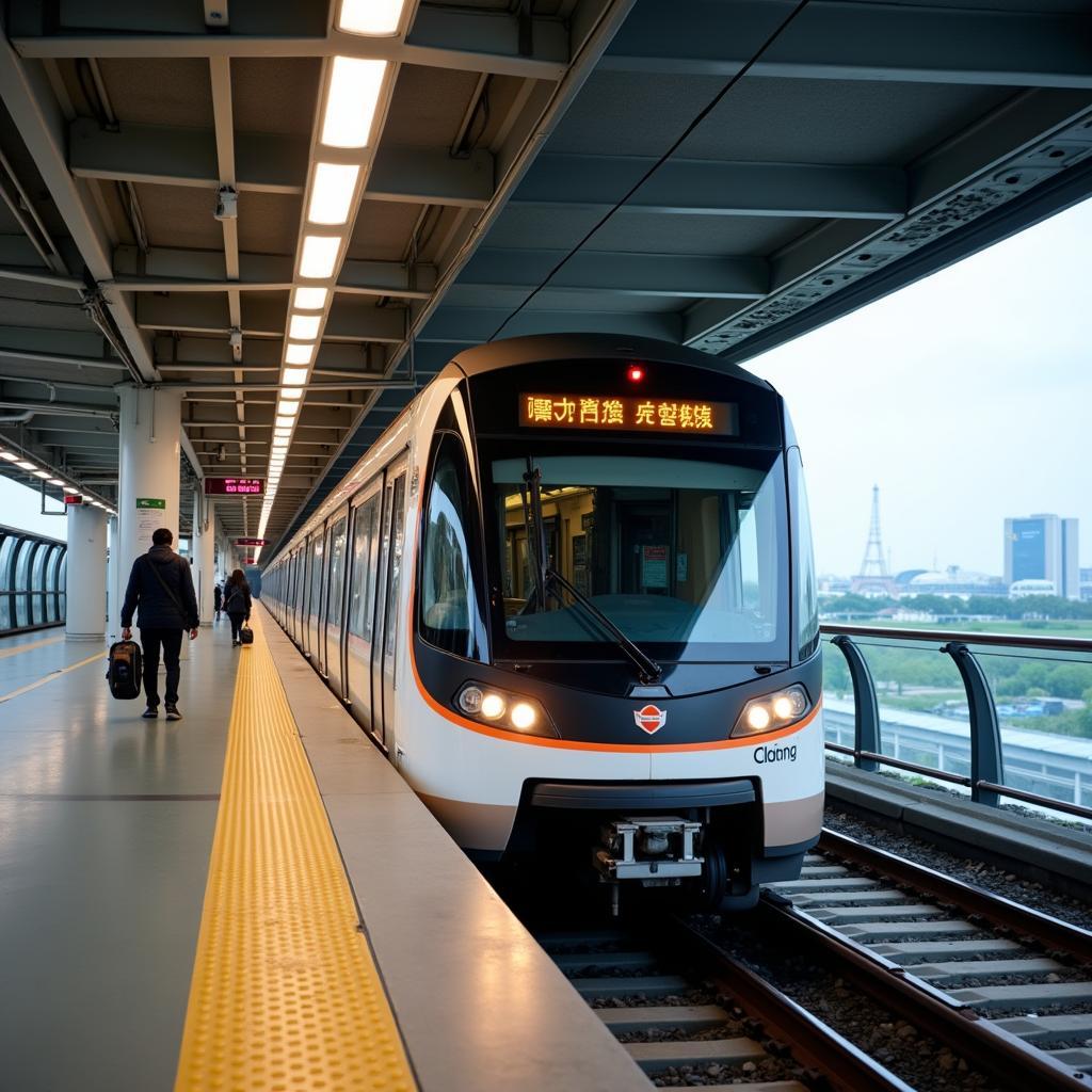 Singapore MRT from Changi to City