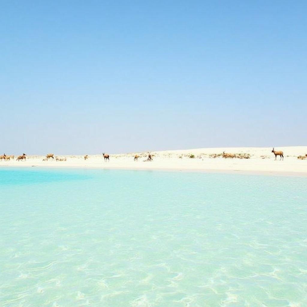 Sir Bani Yas Island Beach and Wildlife