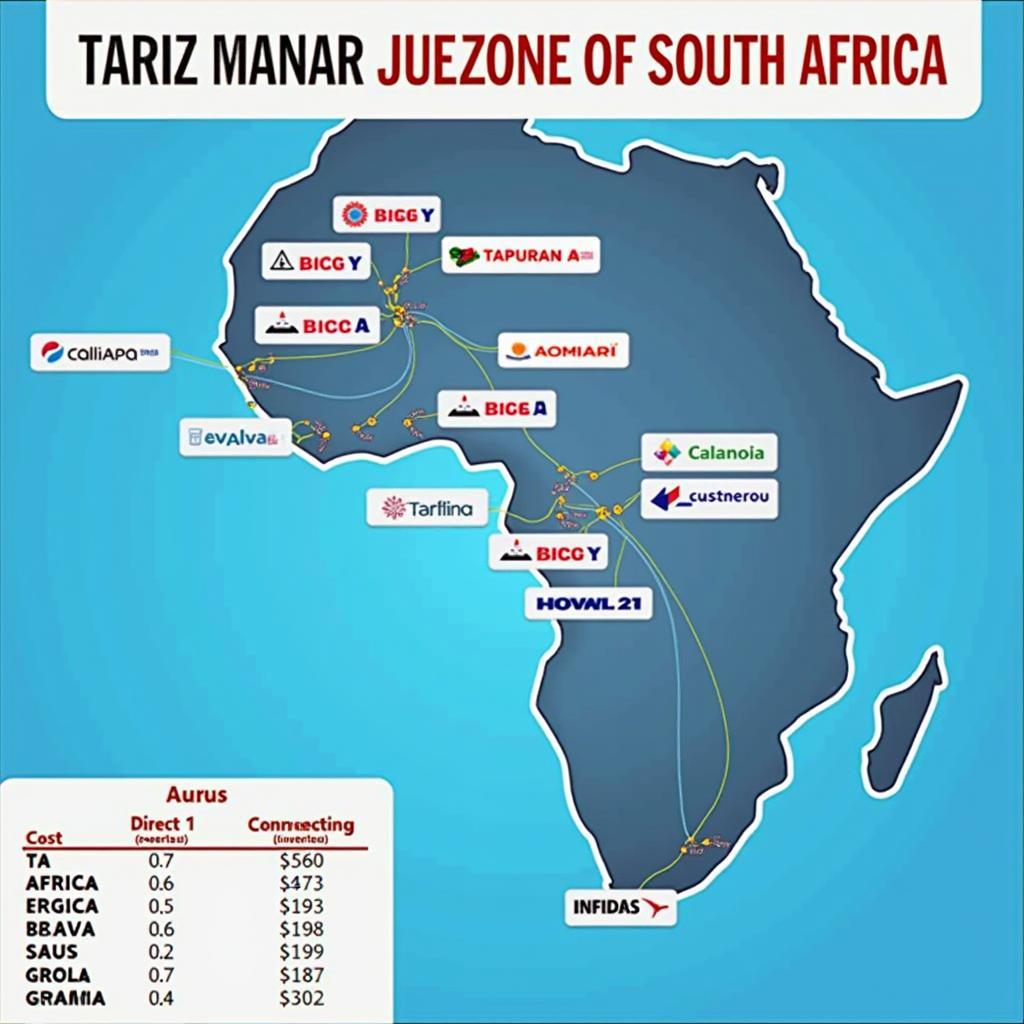 Flight options from India to South Africa: direct and connecting routes, major airlines