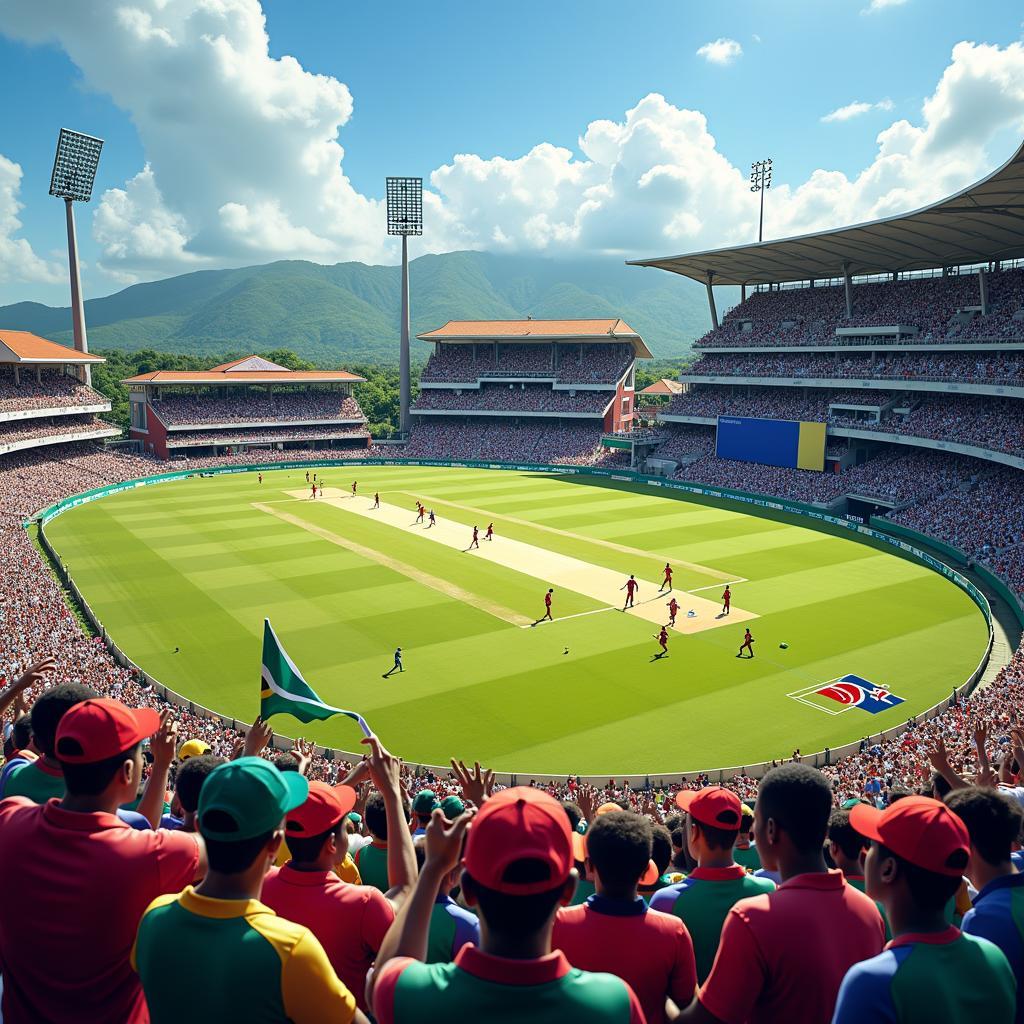 South Africa vs. West Indies Cricket Match