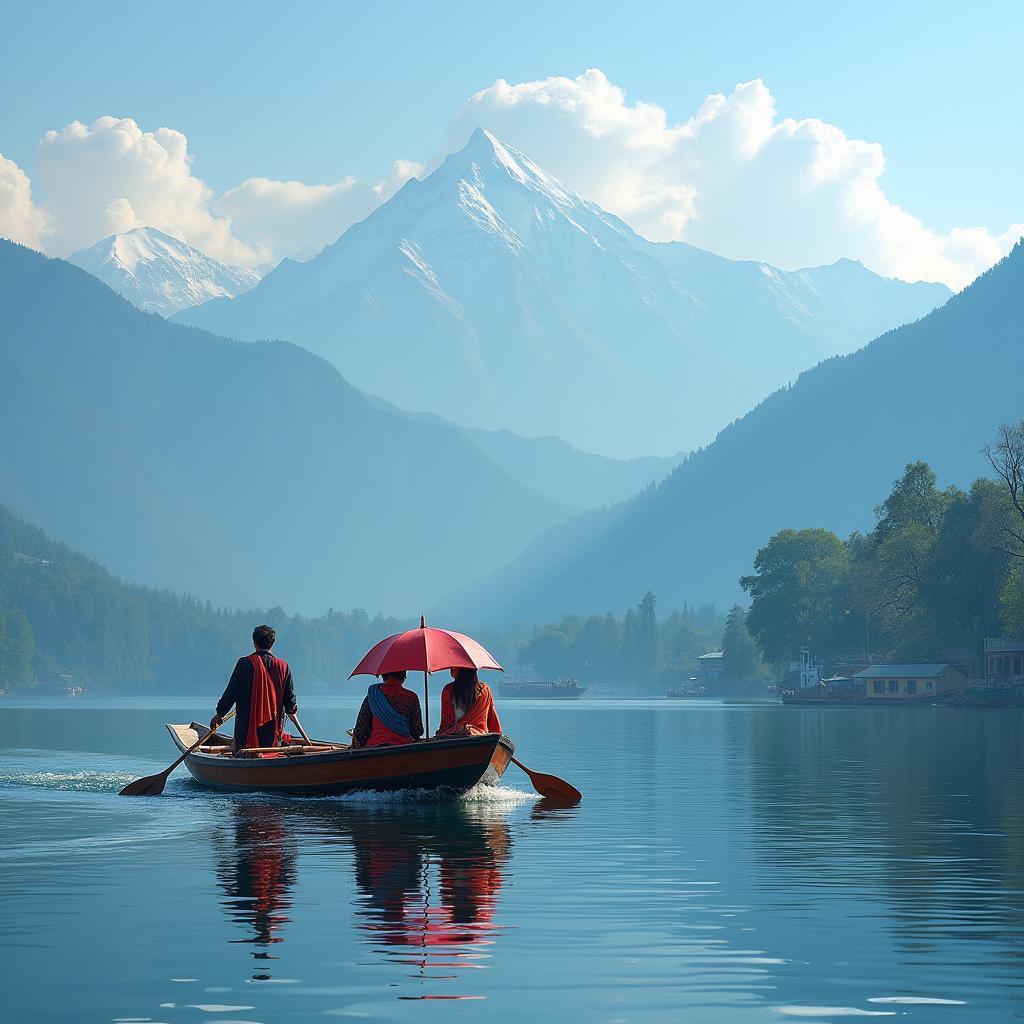 Shikara ride on Dal Lake in Srinagar