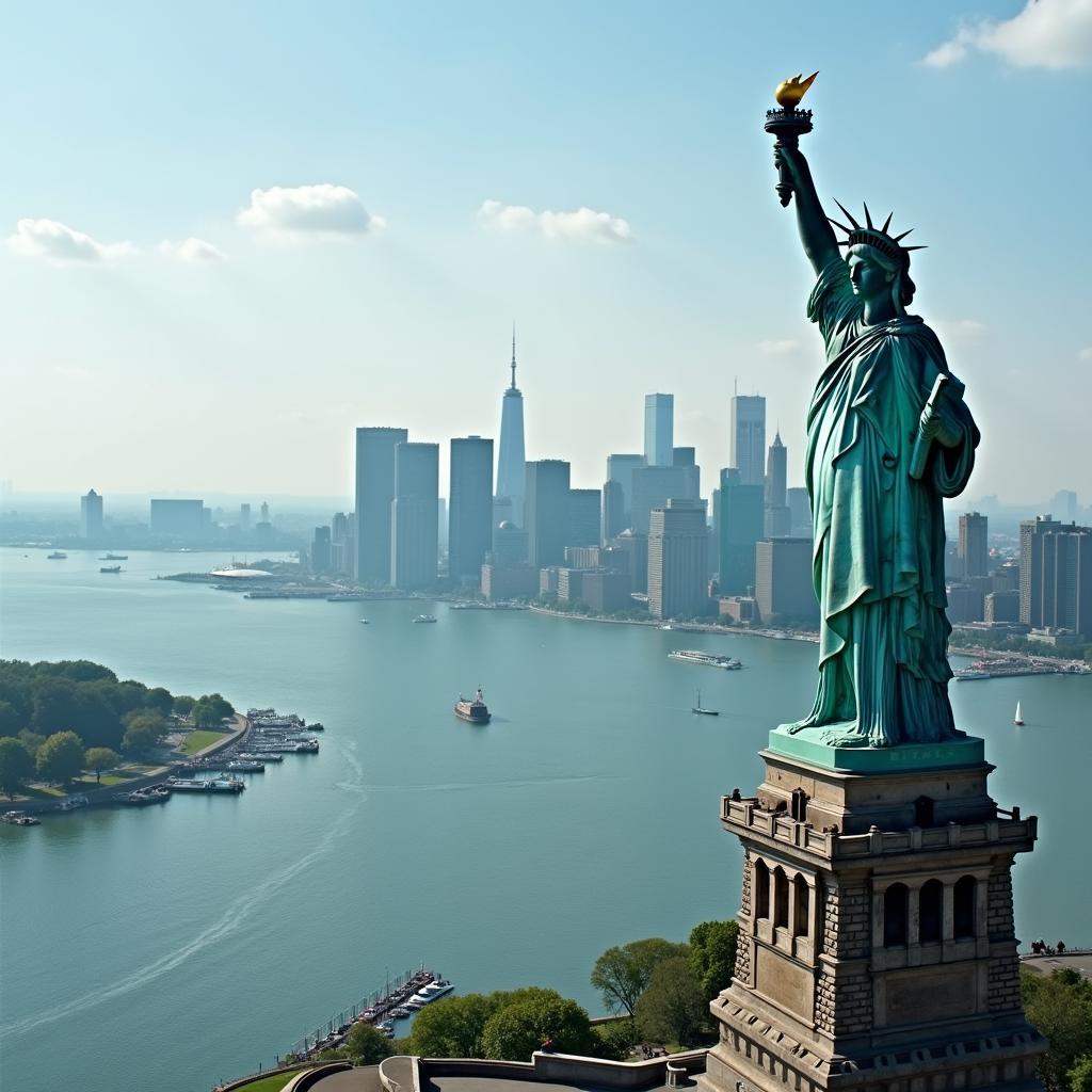 Statue of Liberty Crown View