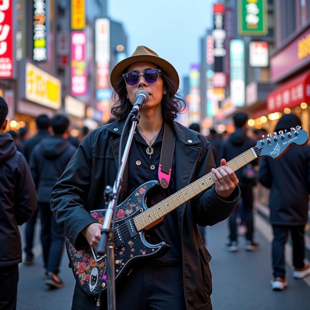 Street Musician in Harajuku