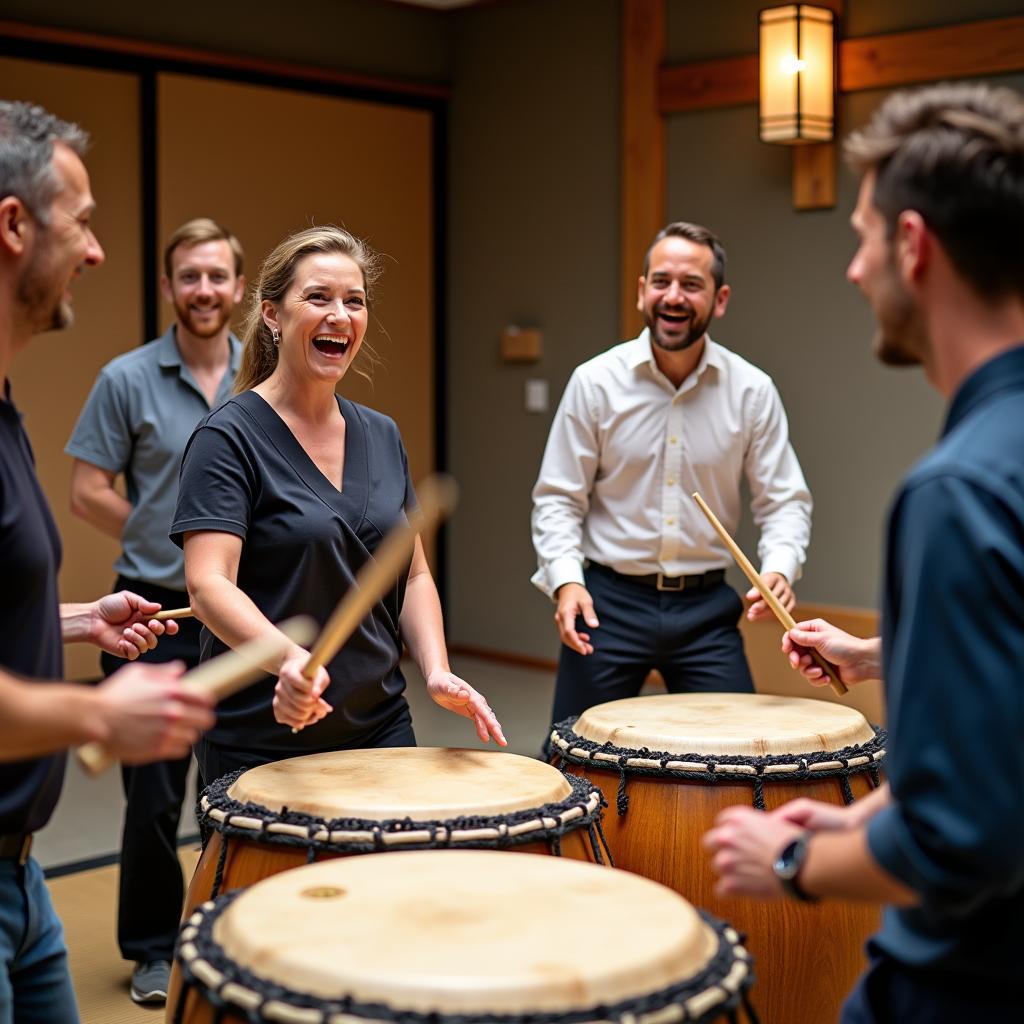 Taiko Drumming Team Building in Japan