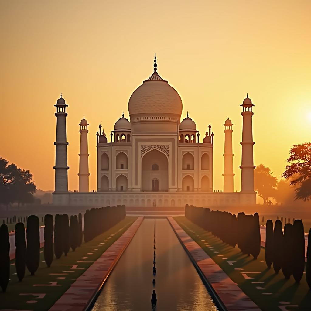 Taj Mahal at Sunrise