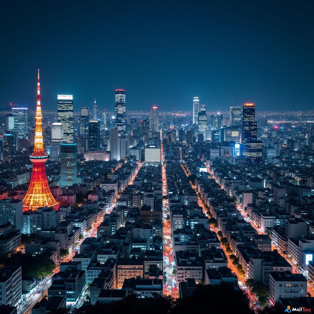 Tokyo Cityscape with Msil Tours