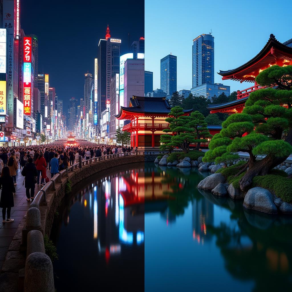 Tokyo Nightlife and Kyoto Gardens