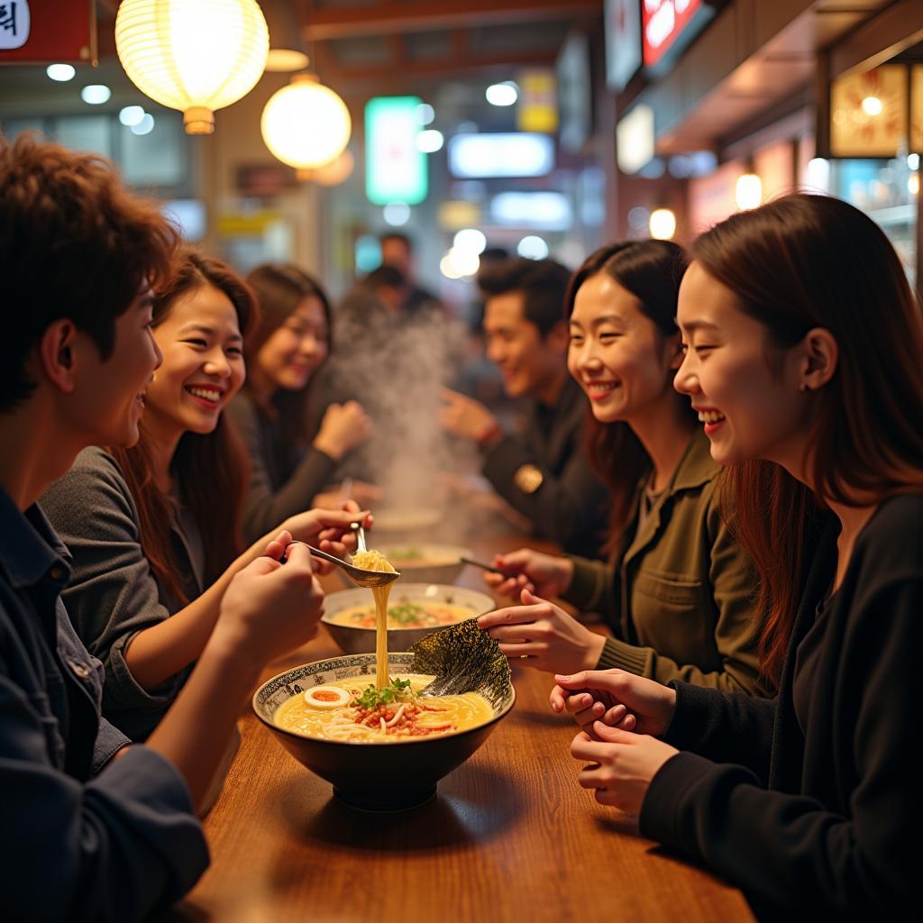 Enjoying Ramen in Tokyo after Air Supply Concert