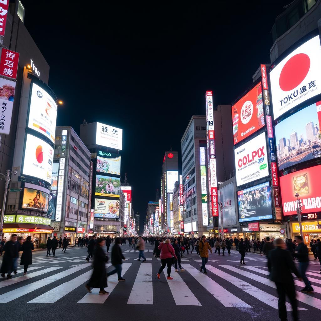 Tokyo's Shibuya Crossing during a 2-day tour