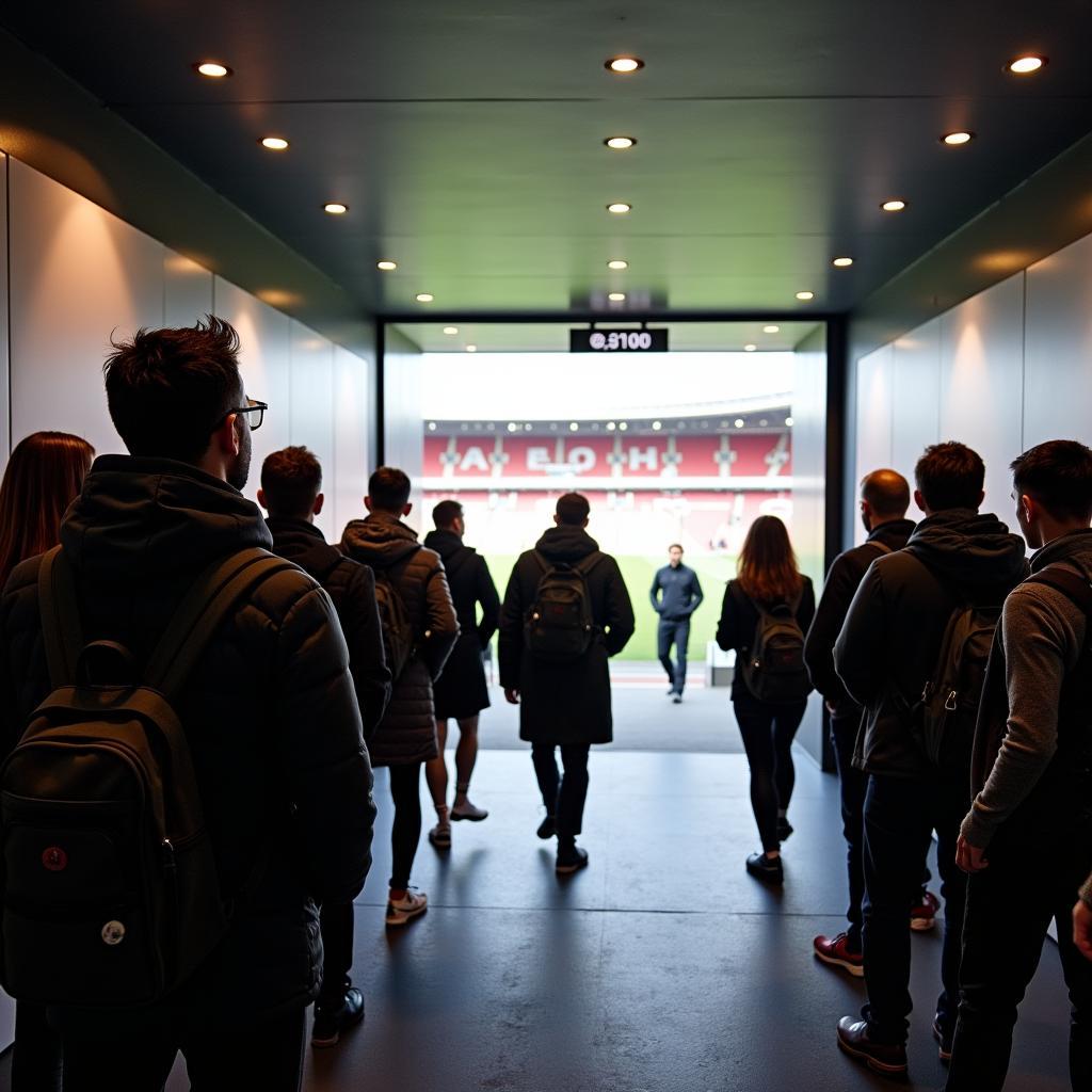 Tottenham Hotspur Stadium Tour Players Tunnel