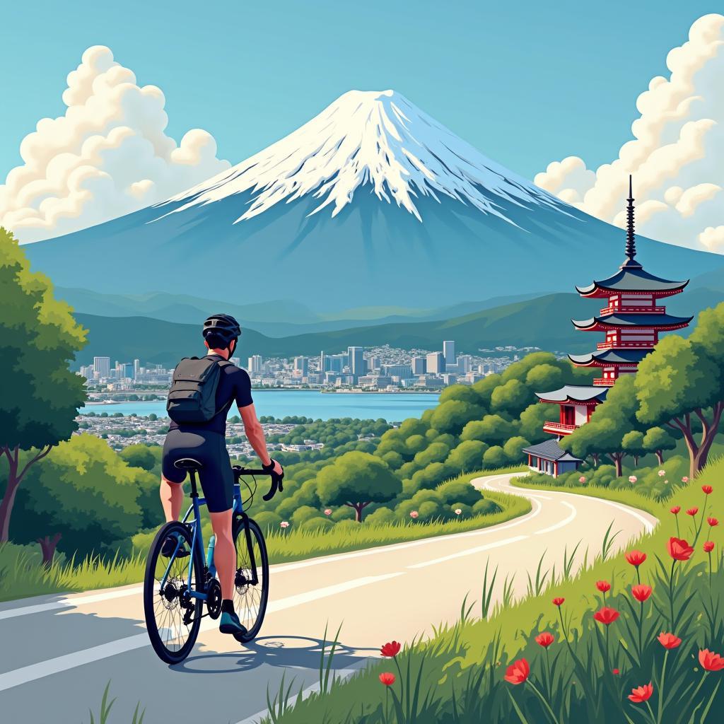 Cycling through Japan's Scenic Landscapes