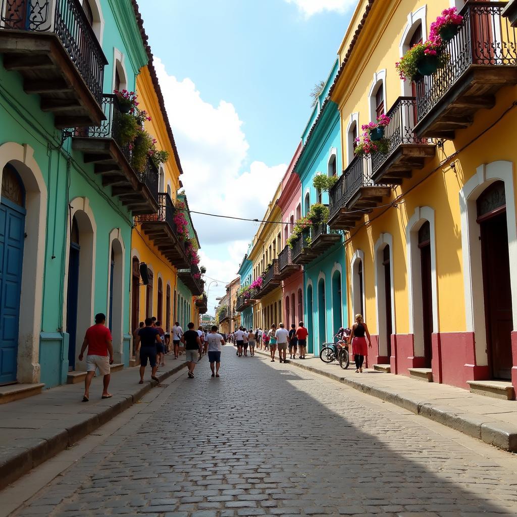 Cobblestone Streets of Trinidad Cuba