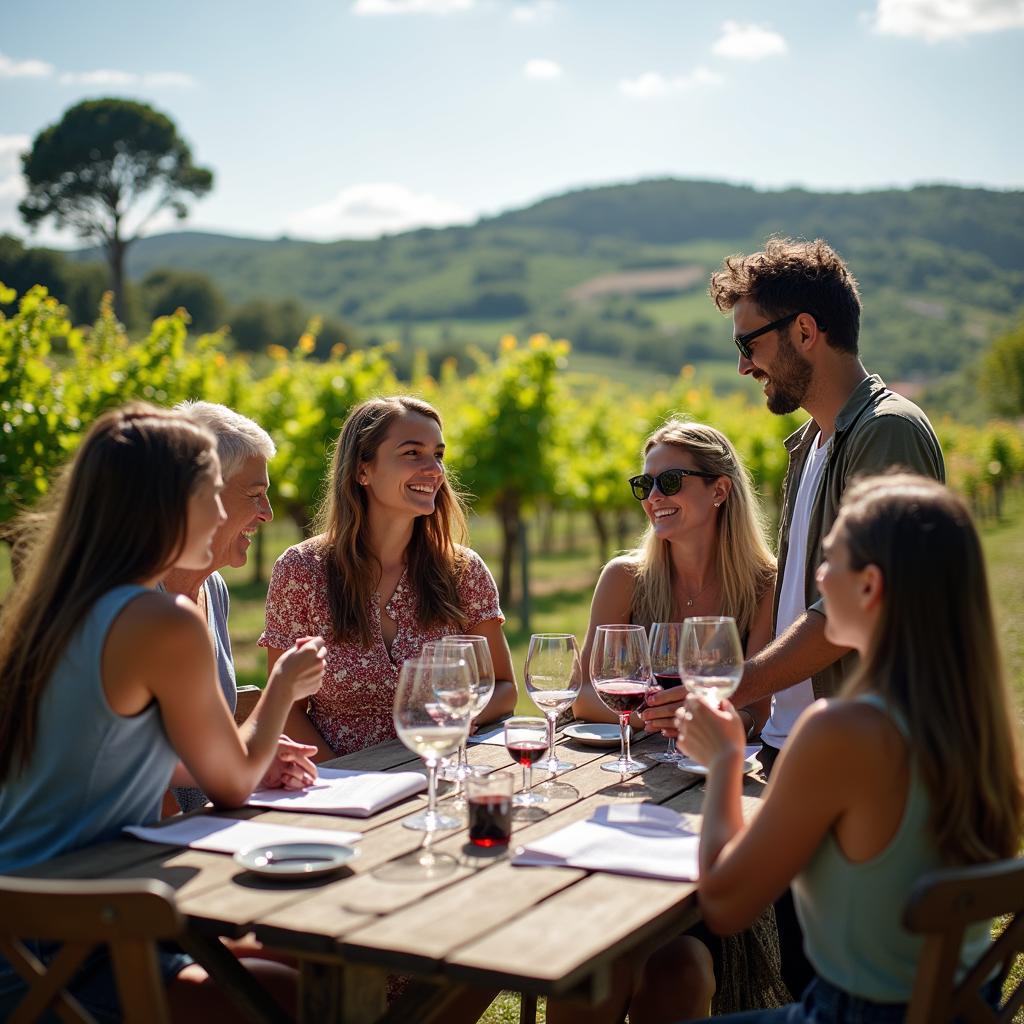 Wine tasting experience amidst the Chianti vineyards in Tuscany