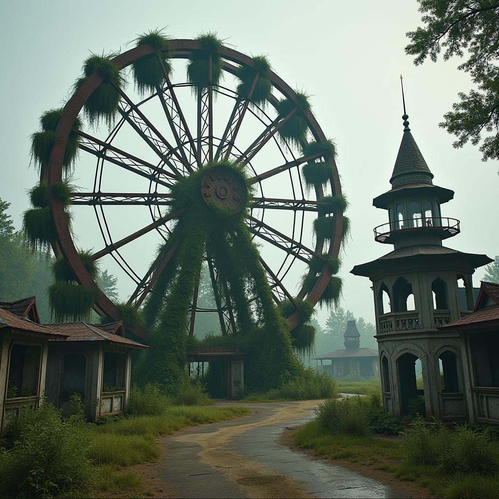 Exploring an abandoned theme park in Japan