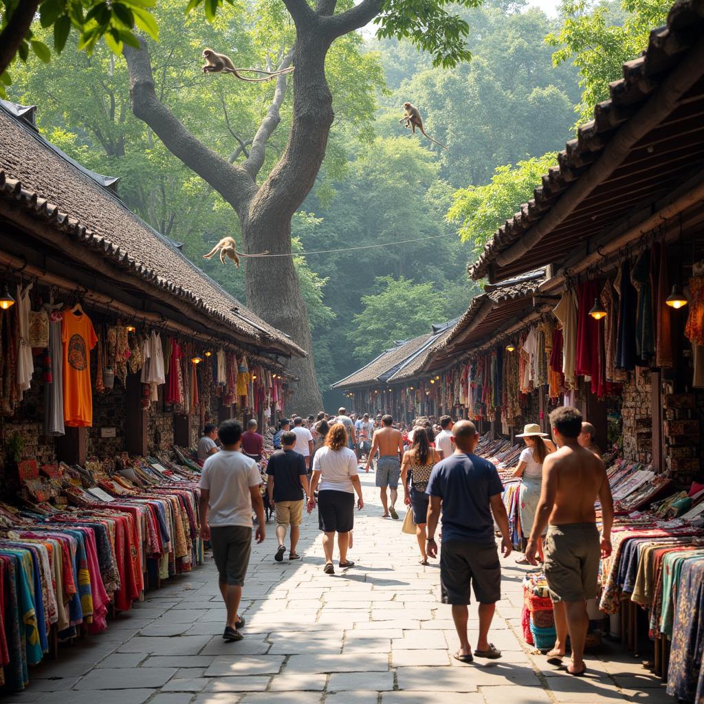 Ubud Monkey Forest and Art Market