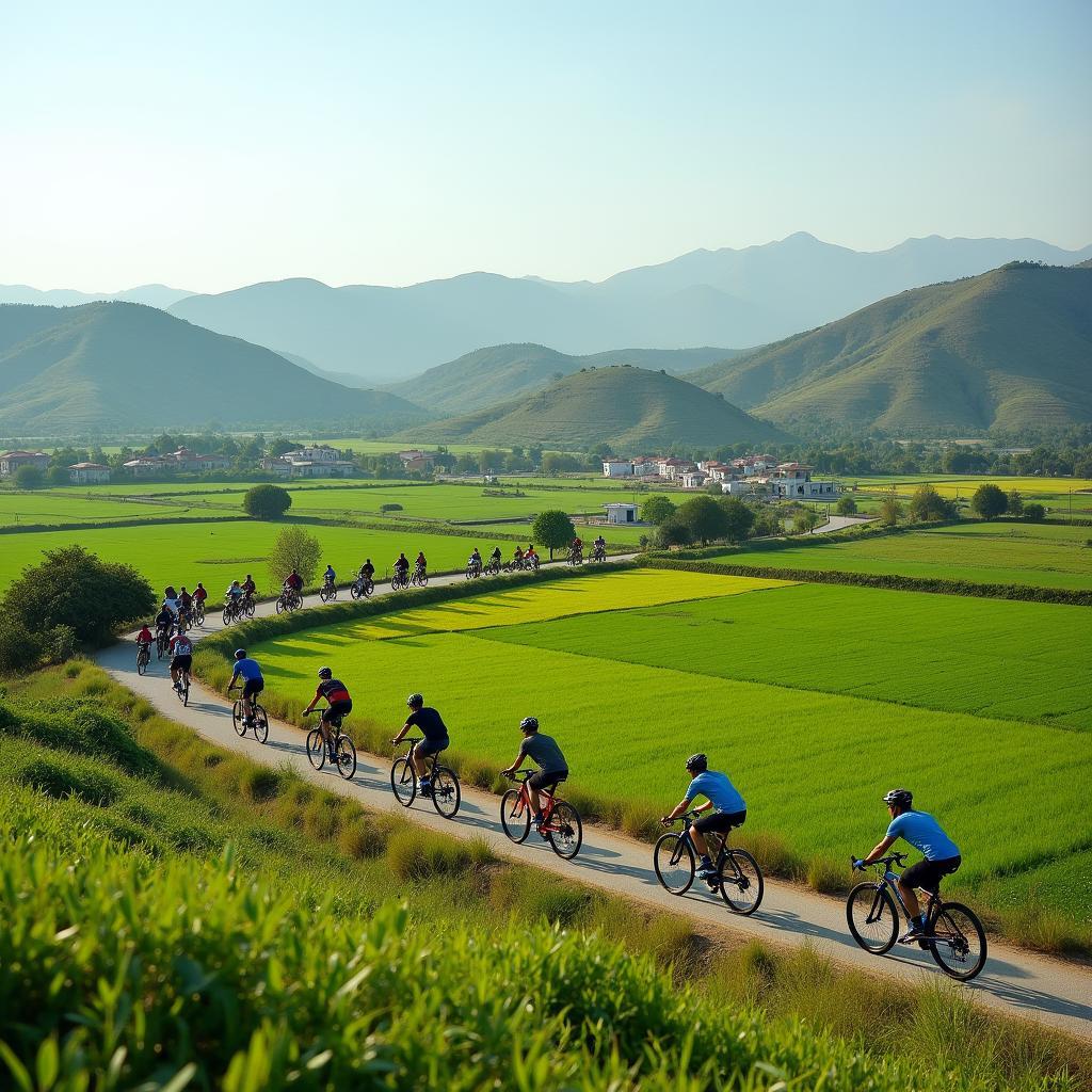 Exploring the countryside around Udaipur on a bicycle tour