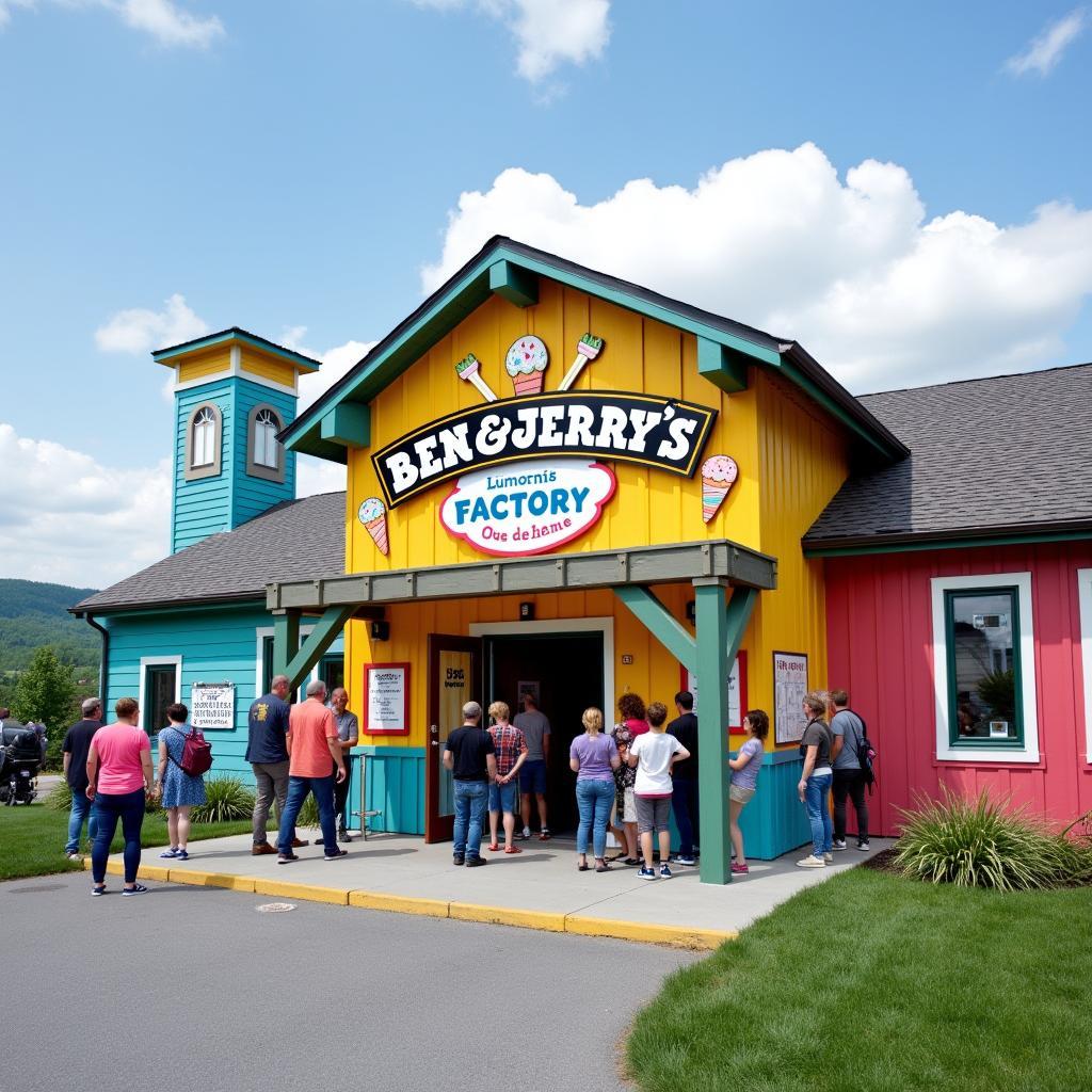 Ben & Jerry's Factory Tour in Vermont