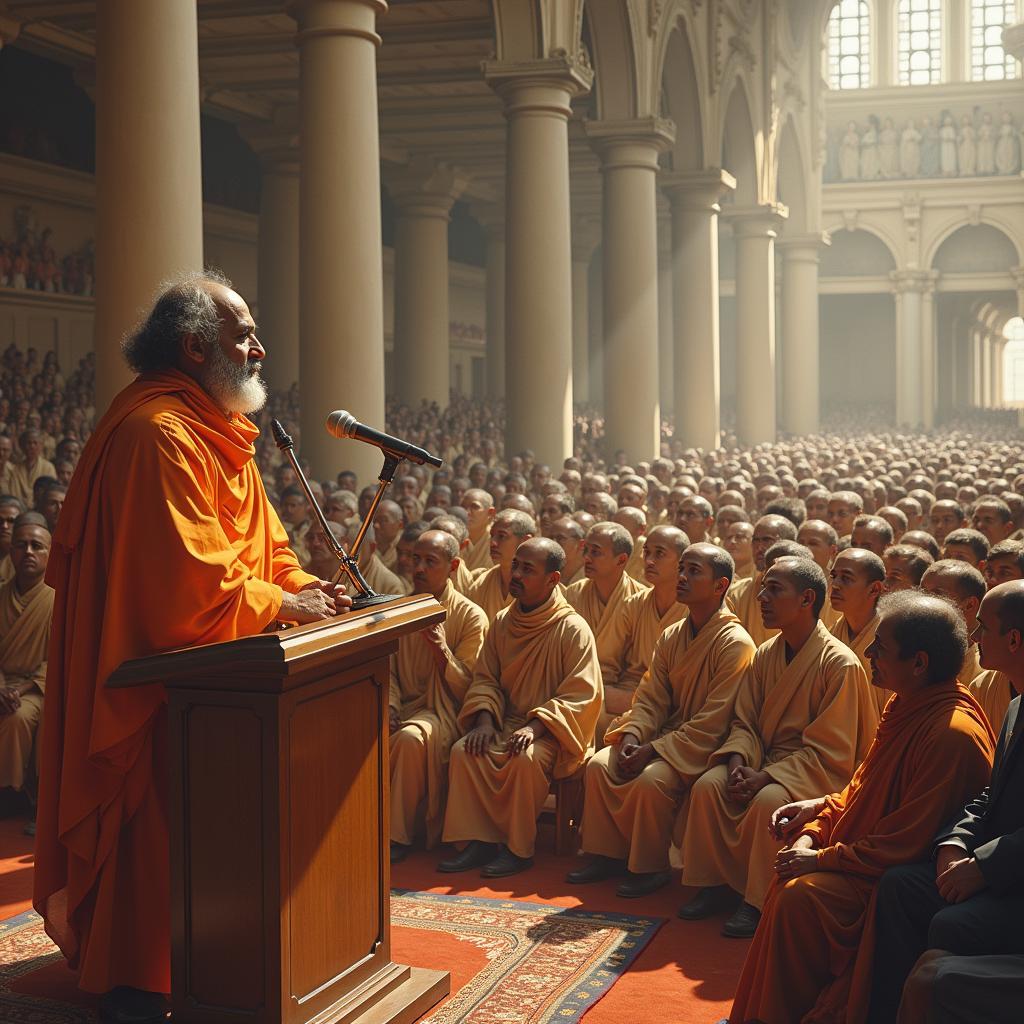 Swami Vivekananda at the Parliament of Religions