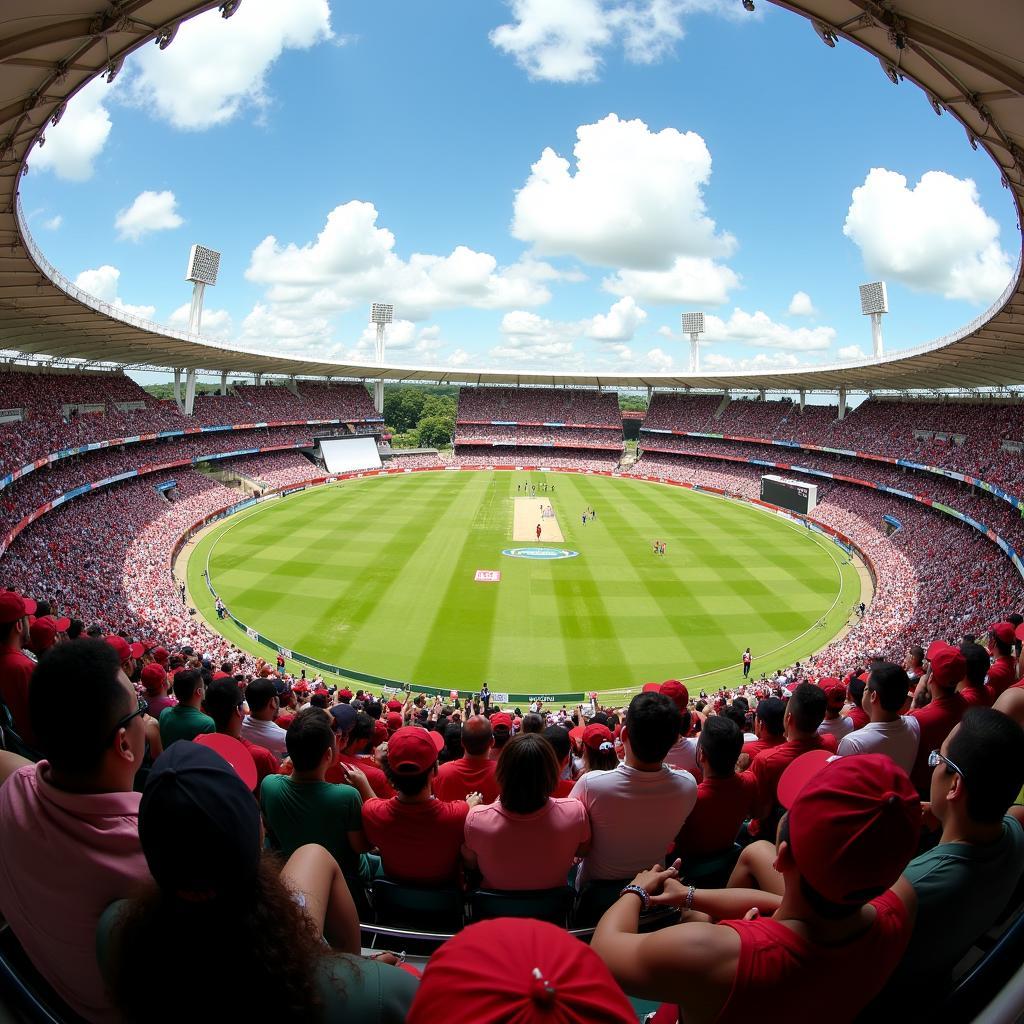 West Indies Cricket Stadium Crowd