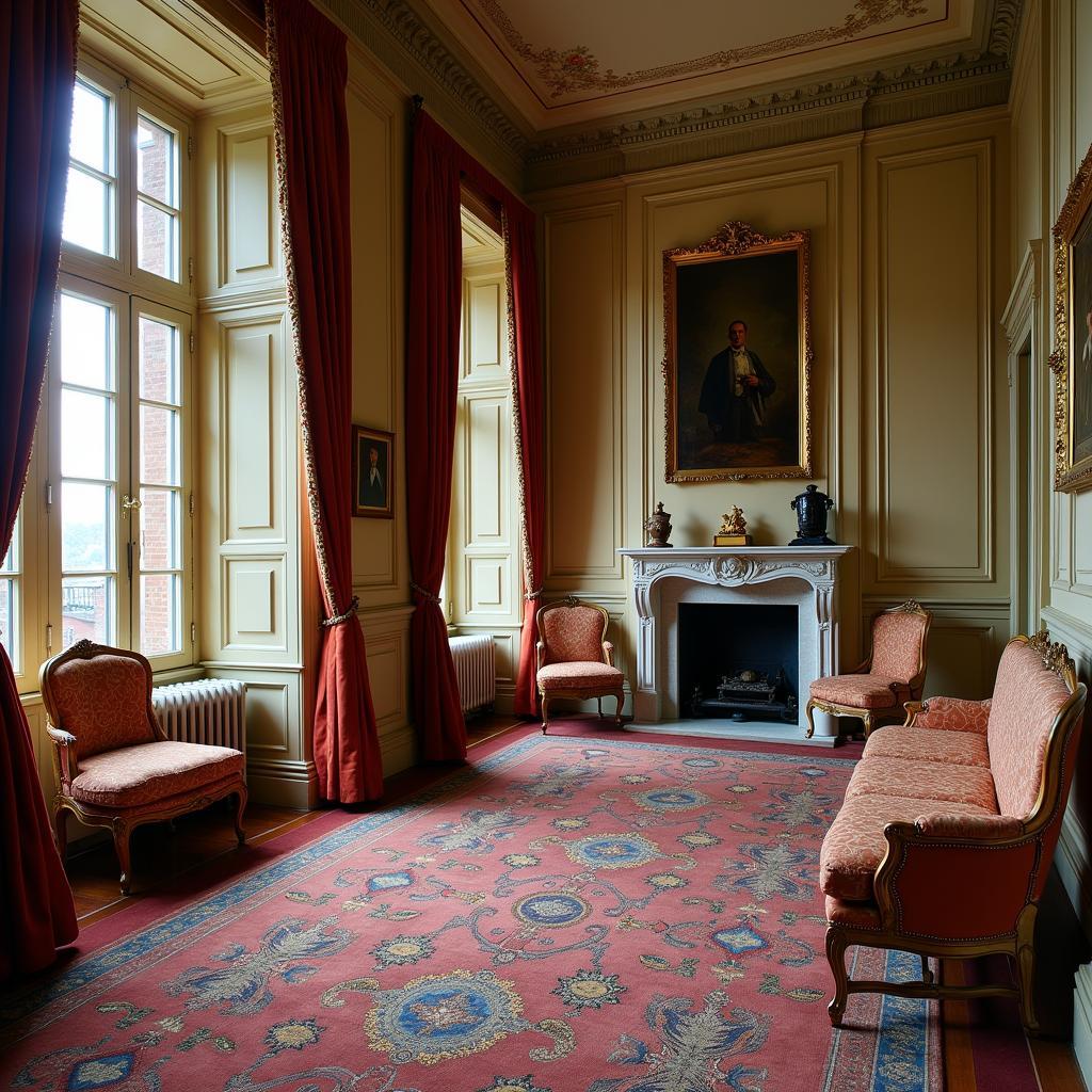 Interior view of the White House East Wing