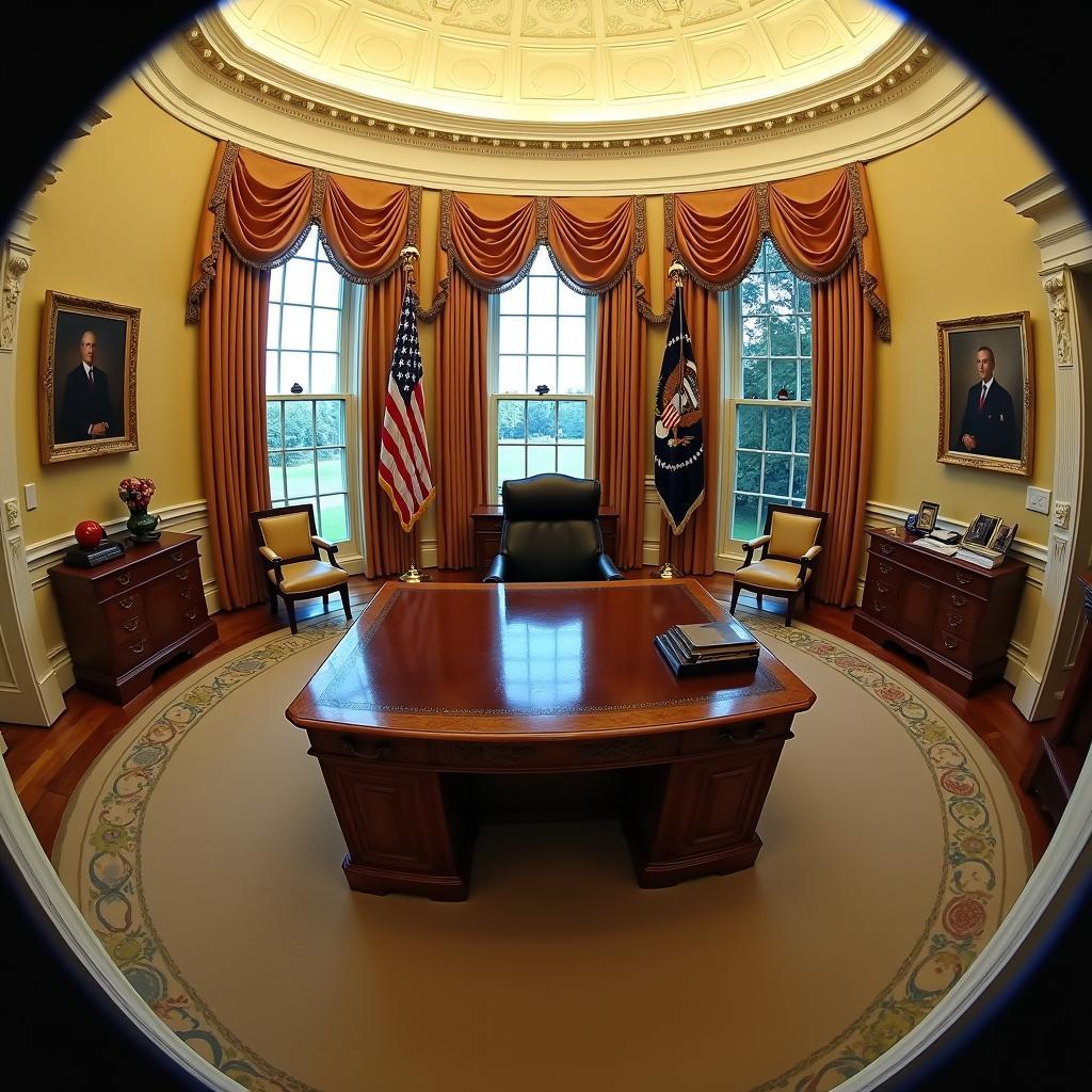 Exploring the Oval Office through a Virtual Tour